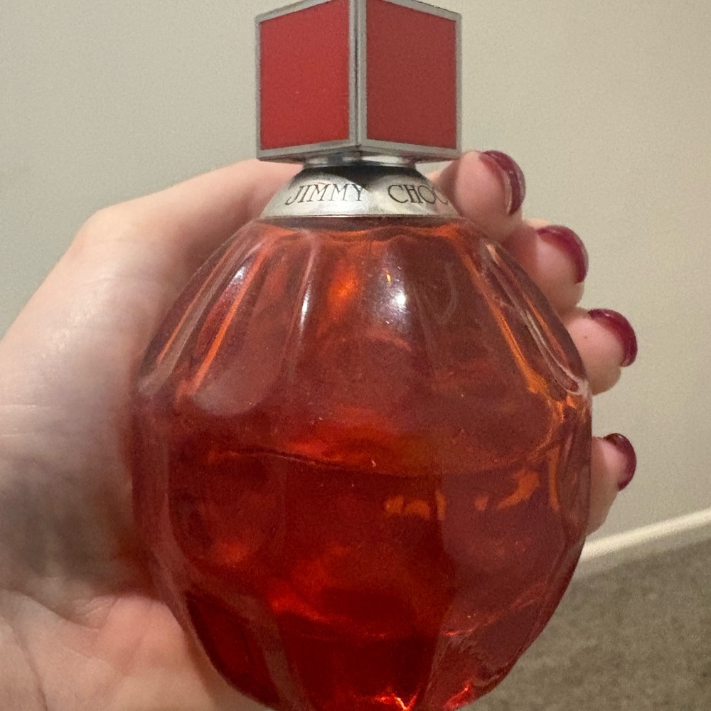 Half filled Jimmy Choo Vibrant Red Women's Fragrance